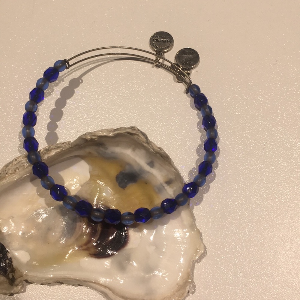 Alex and Ani Blue Vintage Bead